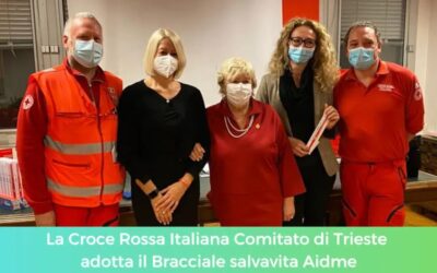 La Croce Rossa Italiana Comitato di Trieste adotta il Bracciale salvavita Aidme