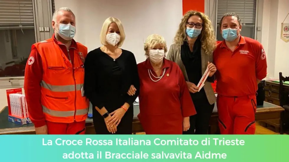 La Croce Rossa Italiana Comitato di Trieste adotta il Bracciale salvavita Aidme