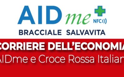 Corriere dell’Economia: Croce Rossa Italiana e il bracciale salvavita AIDme