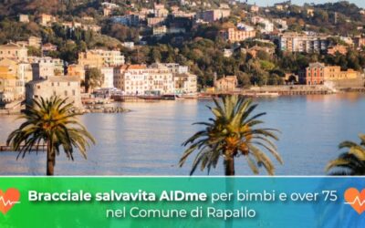 Bracciale salvavita AIDme per bimbi e over 75 nel Comune di Rapallo