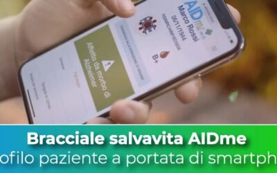 Bracciale salvavita AIDme: il profilo paziente a portata di smartphone