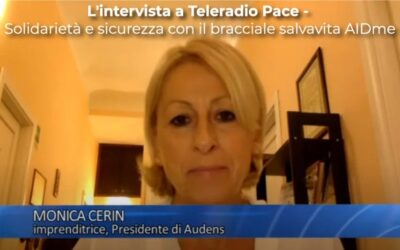 L’intervista a Teleradio Pace – Solidarietà e sicurezza con il bracciale salvavita AIDme