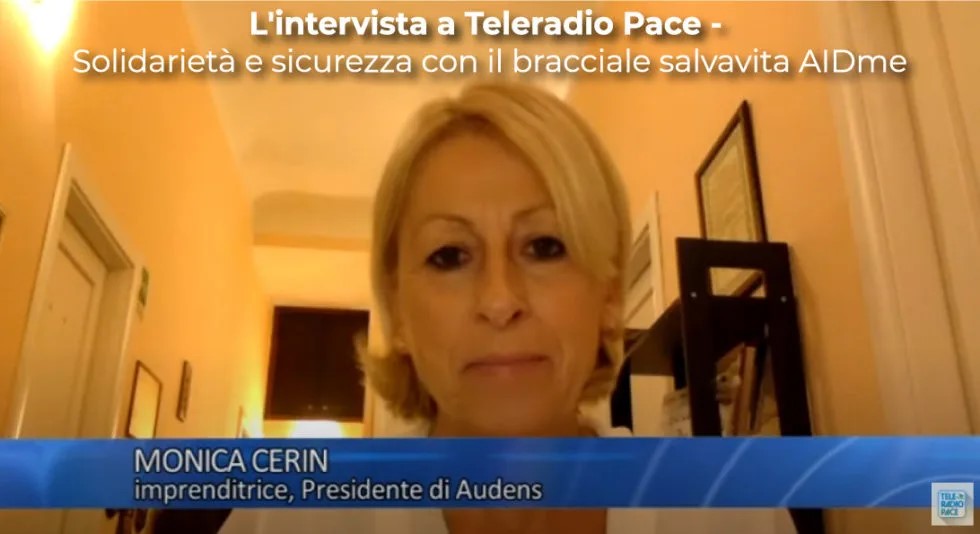 L’intervista a Teleradio Pace – Solidarietà e sicurezza con il bracciale salvavita AIDme