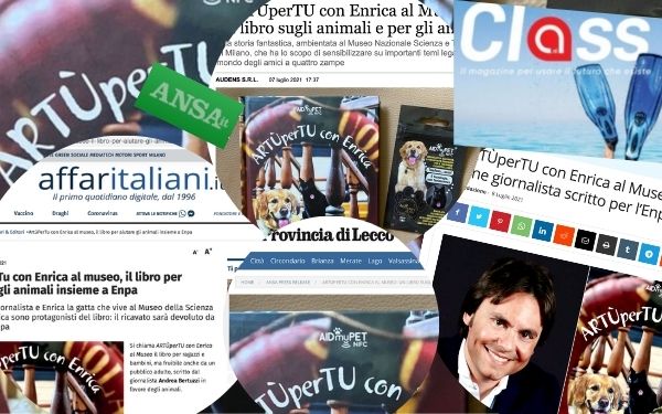 Parlano di noi: “ArtùPerTu con Enrica al Museo” e AIDmyPET, la rassegna stampa